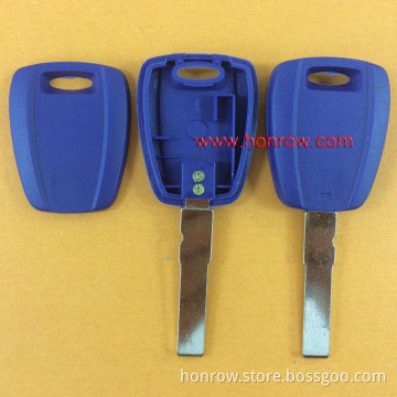 Fiat transponder key blank Without Logo (can put TPX chip inside,Blue Color )
